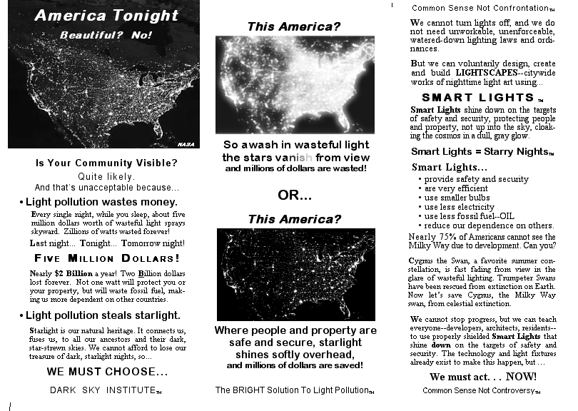 Dark Sky Brochure Back